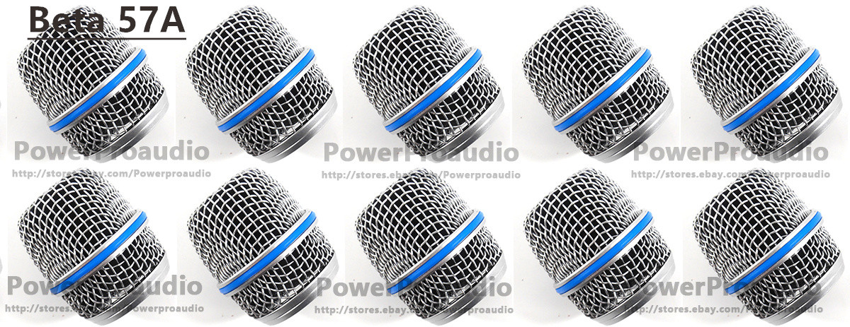 10X  New Replacement Ball Head Mesh, Microphone Grille fits for Beta57A/Beta56A