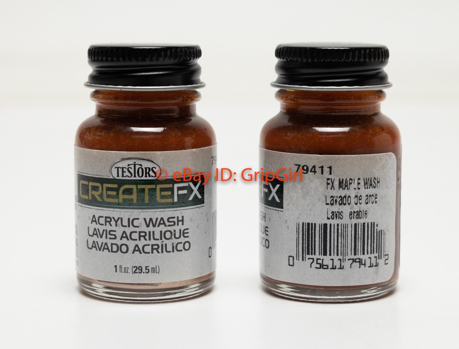 TESTORS CreateFX Model Paint Weathering Stain Acrylic 79411 FX Maple Wash 1oz