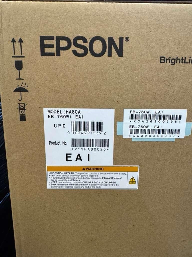 Epson BrightLink 760Wi Ultra Short Throw 3LCD Projector - 16:10 - Wall Mountable