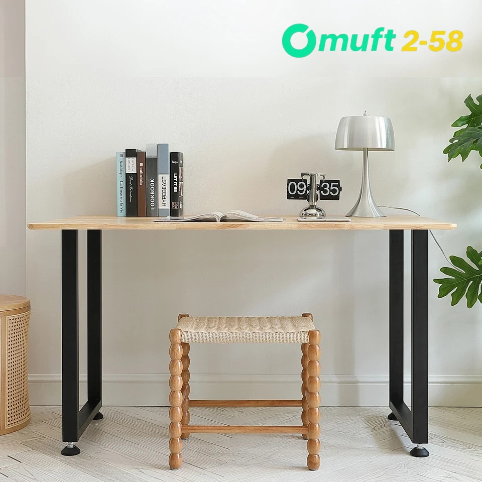 New Pair Metal Table Legs 28 Inch Square Frame for DIY Dining Kitchen Table Desk