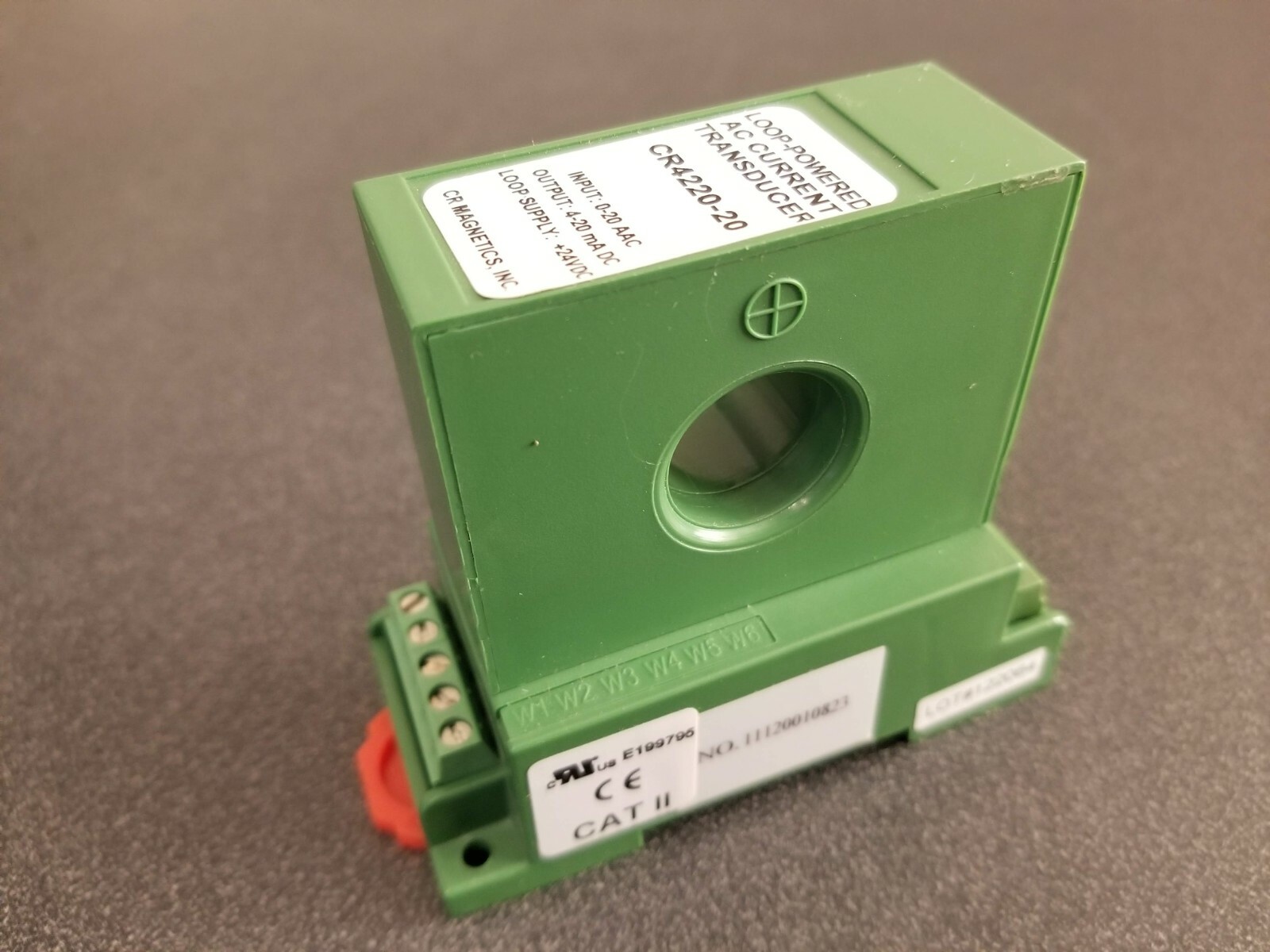 CR Magnetics CR4220 Loop-Powered AC 20A Current Transmitter Transducer