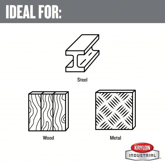 Krylon Industrial Premium Clear Spray Paint Solvent Smooth Gen Purpose