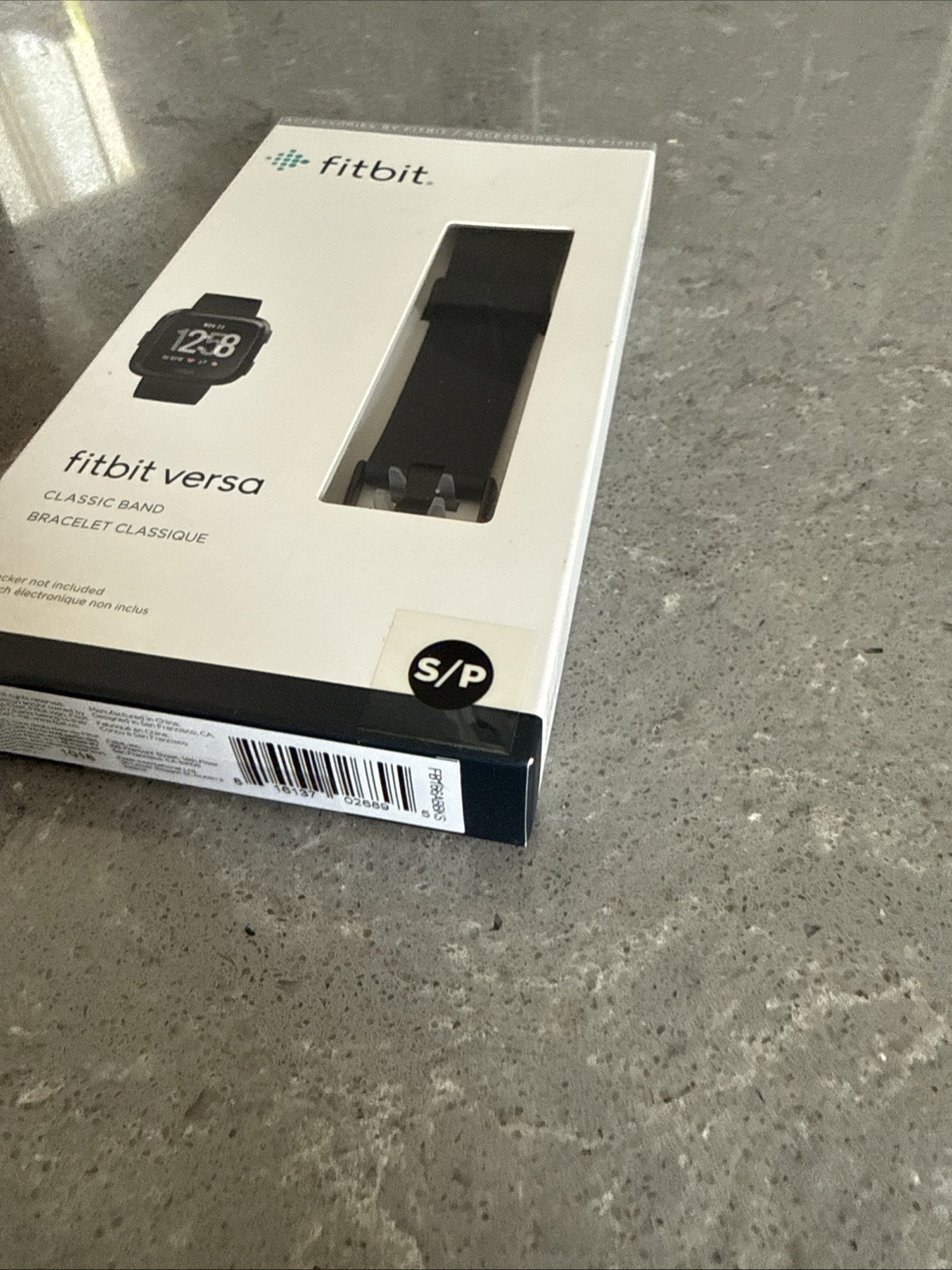 Fitbit Versa Black Classic Replacement Band Size S/P New in Box
