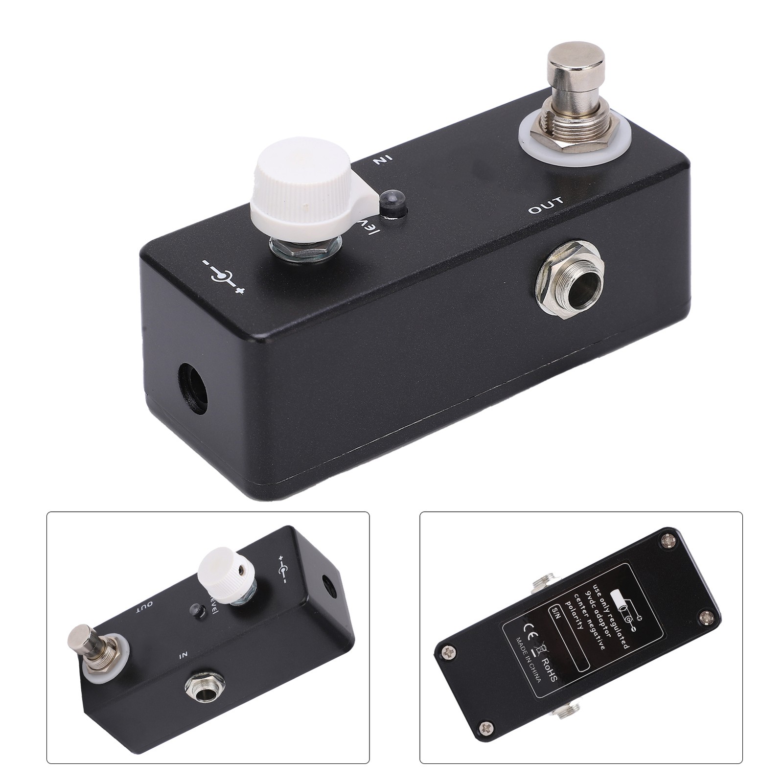 Guitar Volume Effect Pedal Knob Control Attenuator With True Bypass Tuning