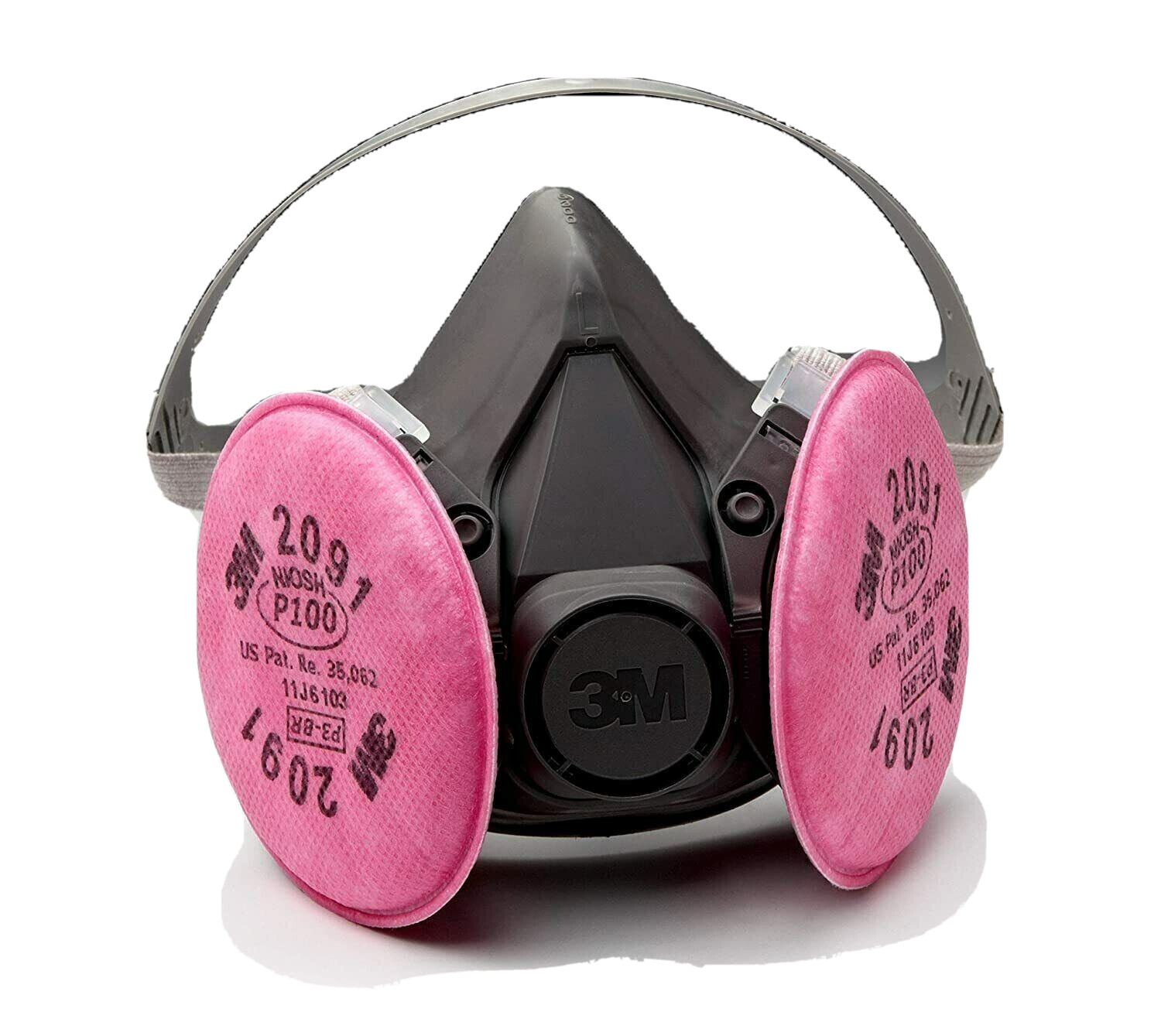 3M Half Face P100 Welding Painting Sanding Construction Dust Respirator Mask LRG