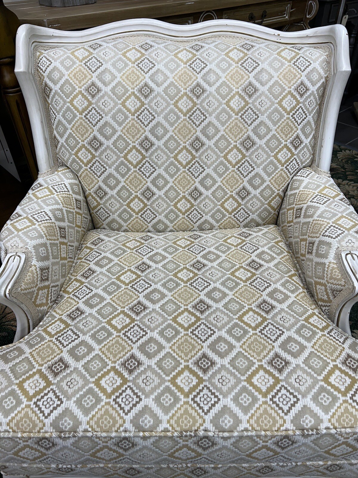 Vintage Bergere Chair