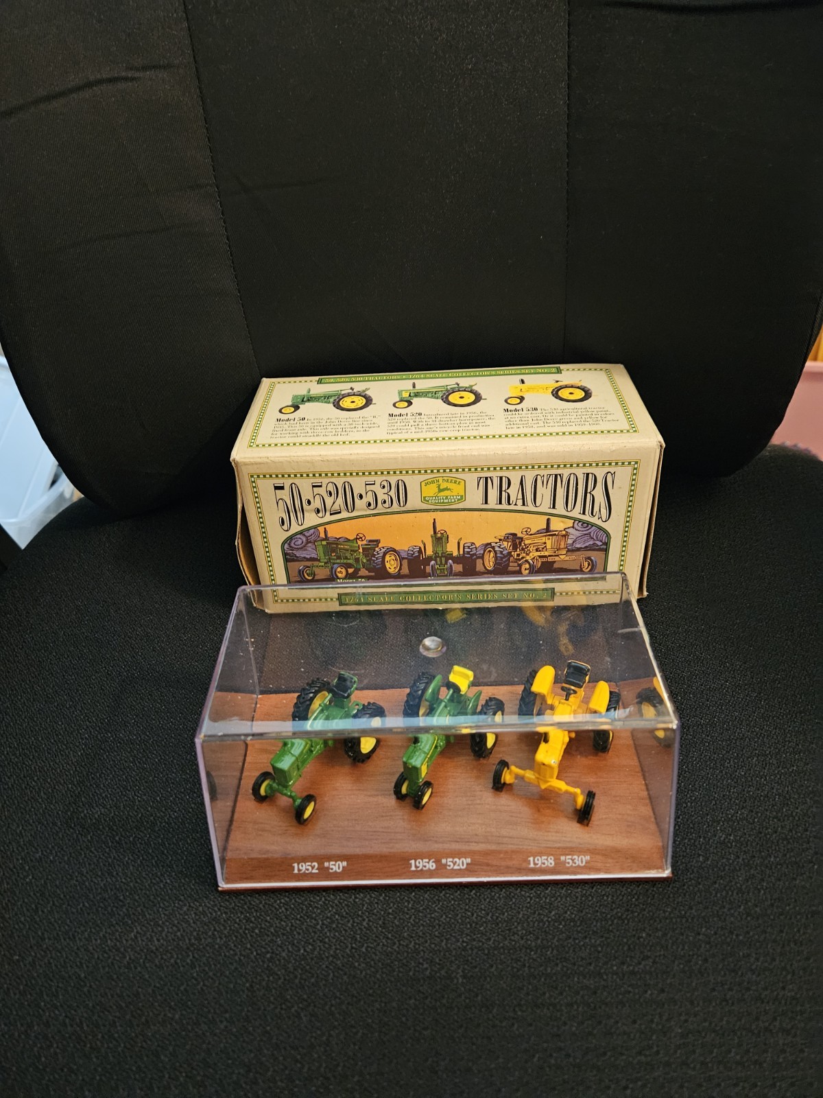 1996 ERTL John Deere 1/64 Diecast Set No. 2  50/1952, 520/1956 & 530/1958