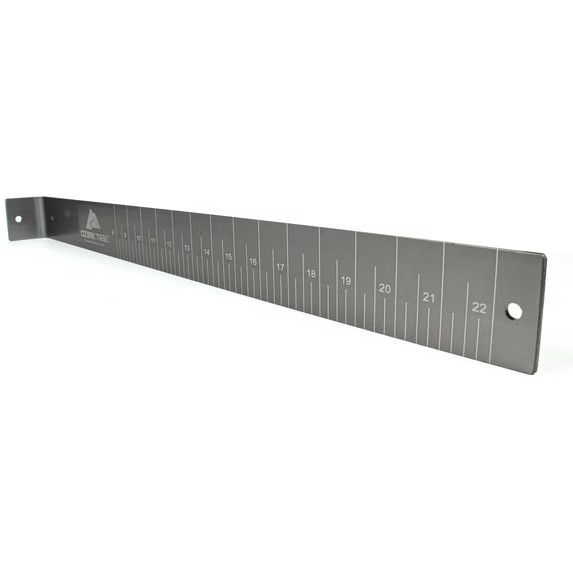 Aluminum Fish Measuring Board with Ruler and Lip Grip for Fishing Enthusiasts