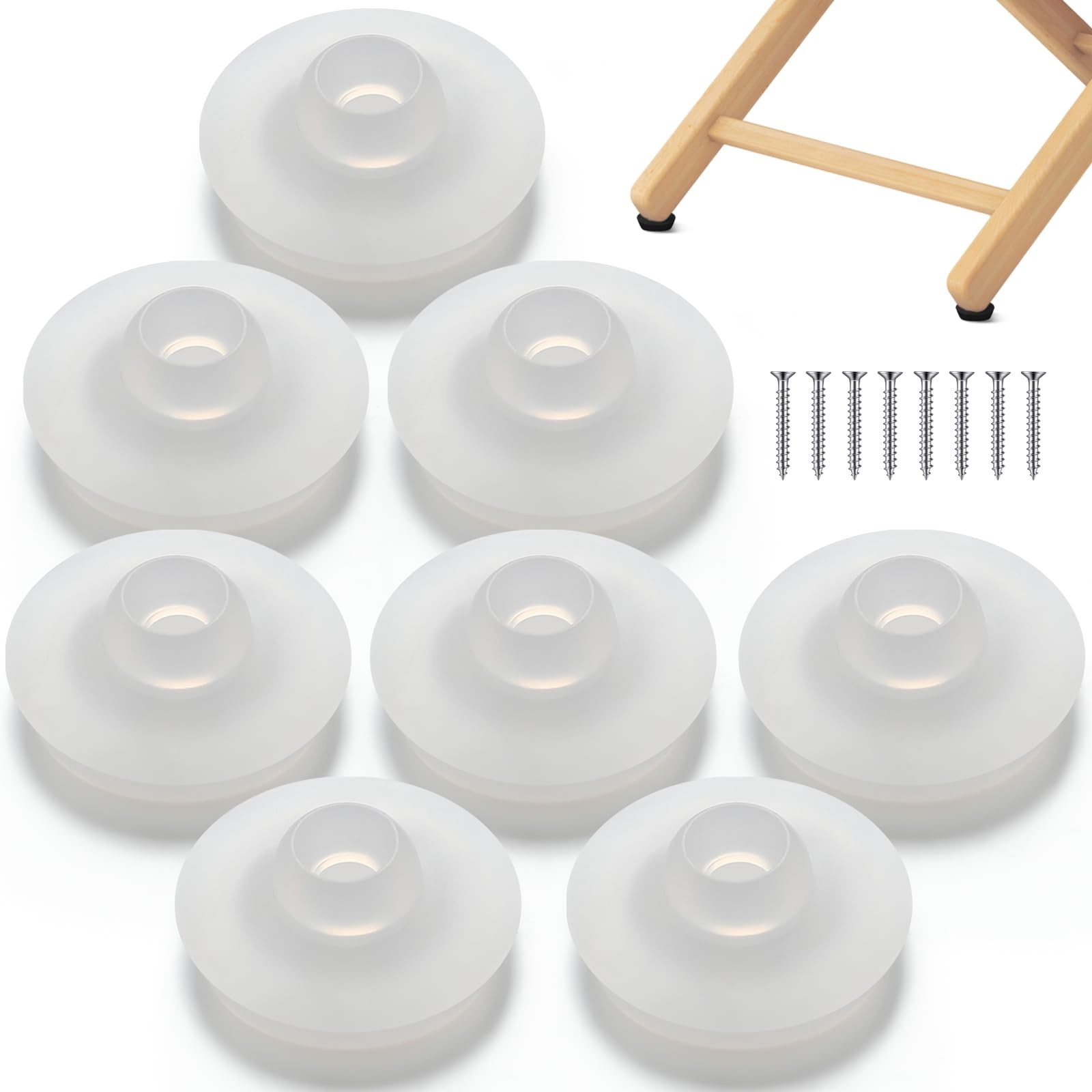 8 Pcs Replacement Foot Glides Directors Chair Replacements Chair Leg Pads Feet