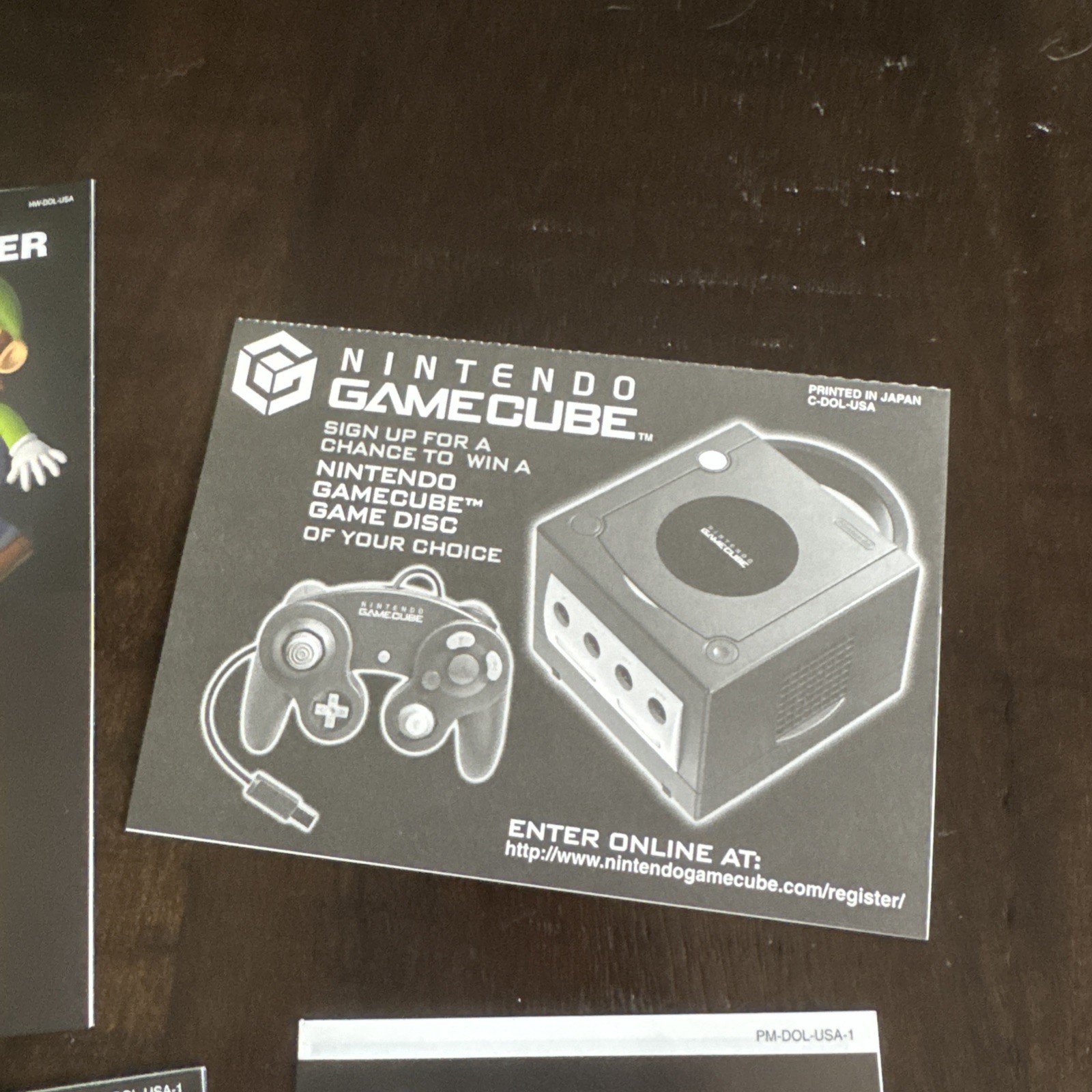 Gamecube System Manuals