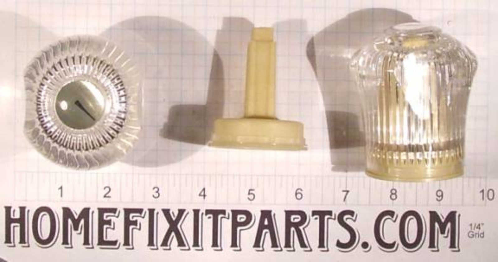 Single Lever faucet handle Kohler Plastic Square Handle Broach OEM  #30316