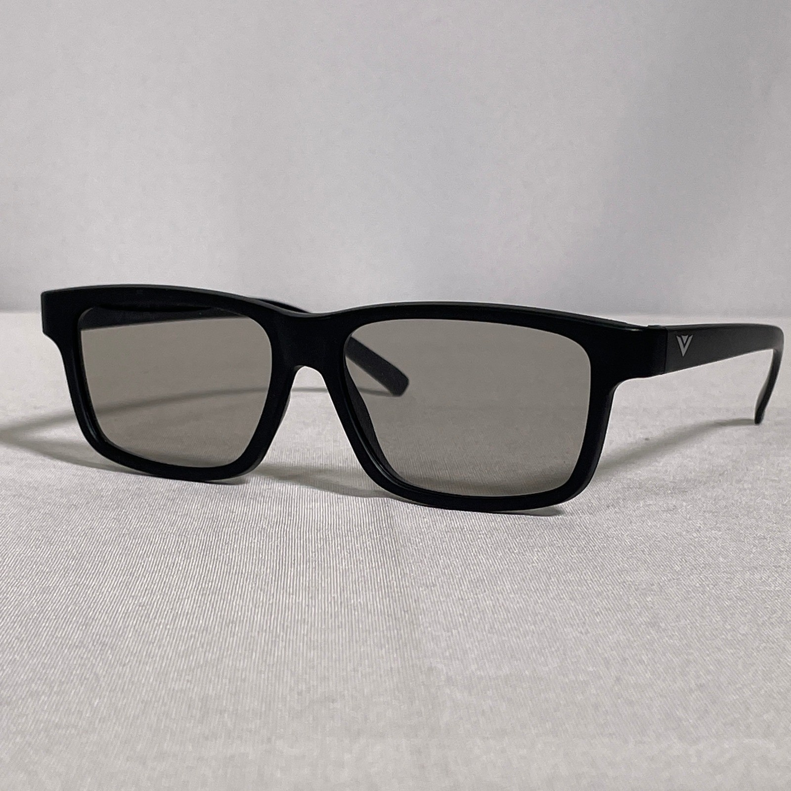 Vizio Theater 3D Glasses Black Passive Circular Polarized Rectangular Frame NEW