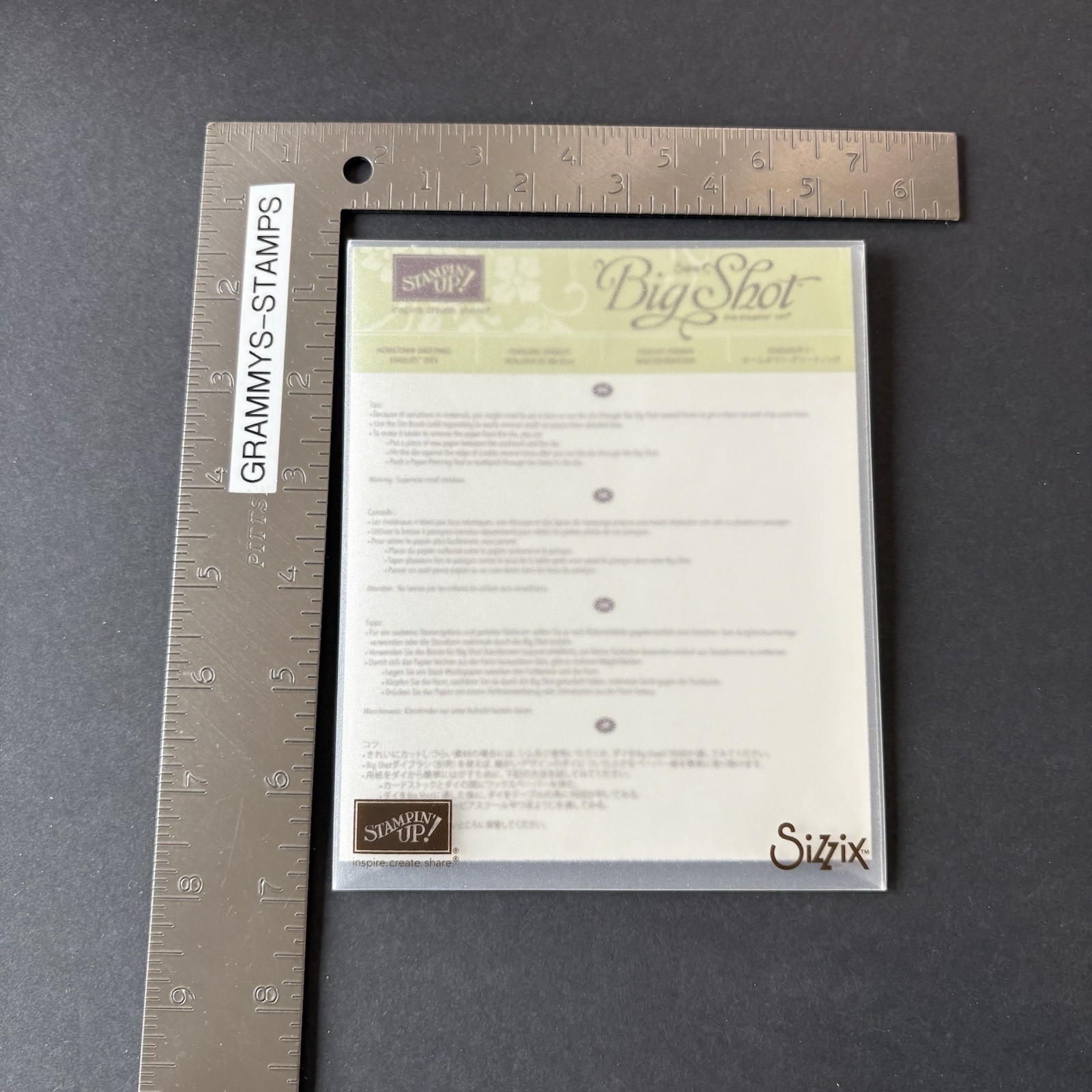 Stampin Up Hometown Greetings 144671 Thinlits Metal Cutting Dies Die Set Only