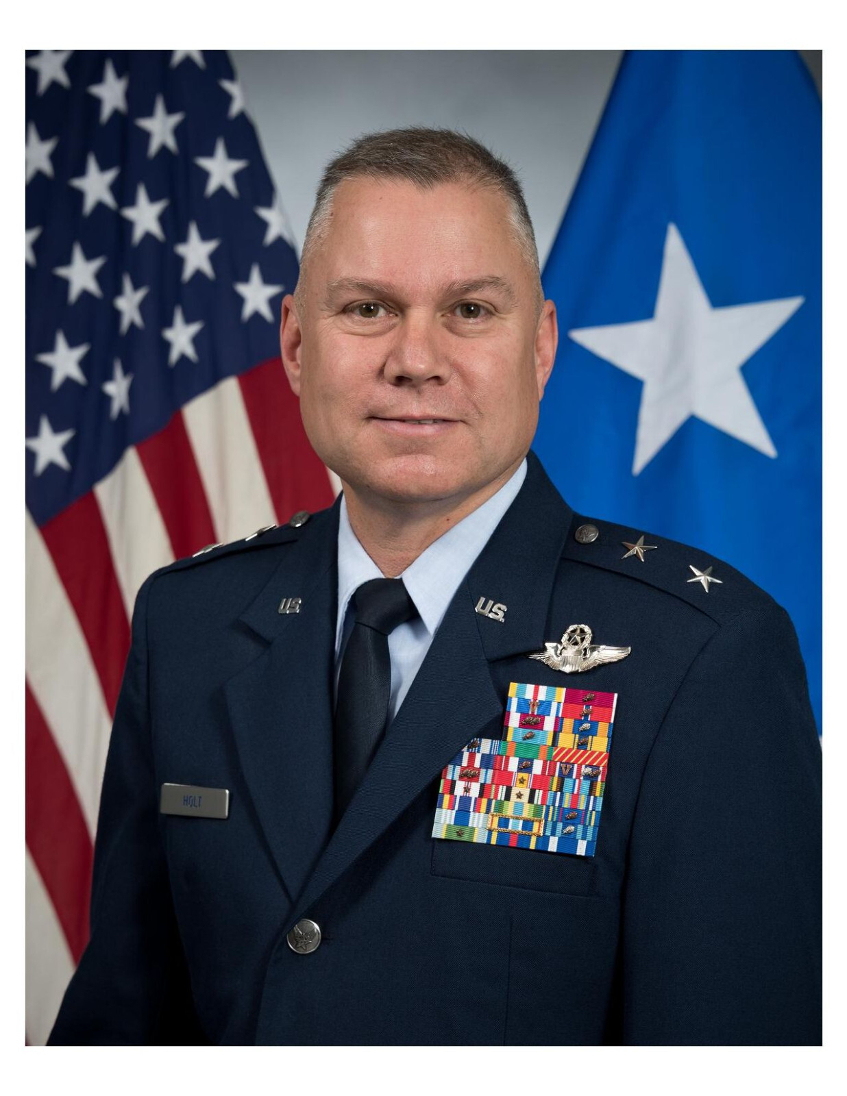 Unites States Air Force General William G. Holt II 8x10 Photo #2 On 8.5" x 11"