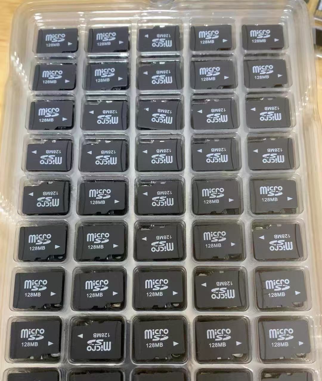 100pcs wholesale 128MB TF SD Cards Flash Memory Mixed BRAND