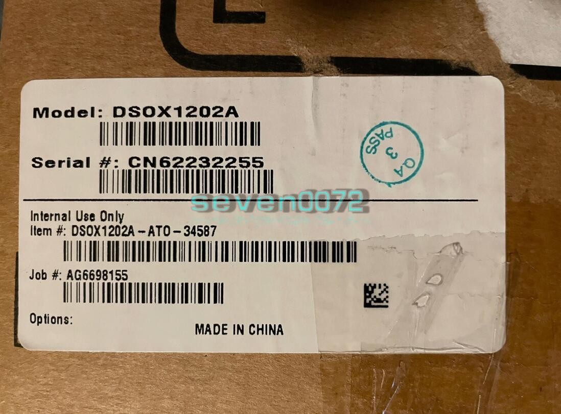 1PCS NEW KEYSIGHT DSOX1202A 100 MHZ Digital Oscilloscope