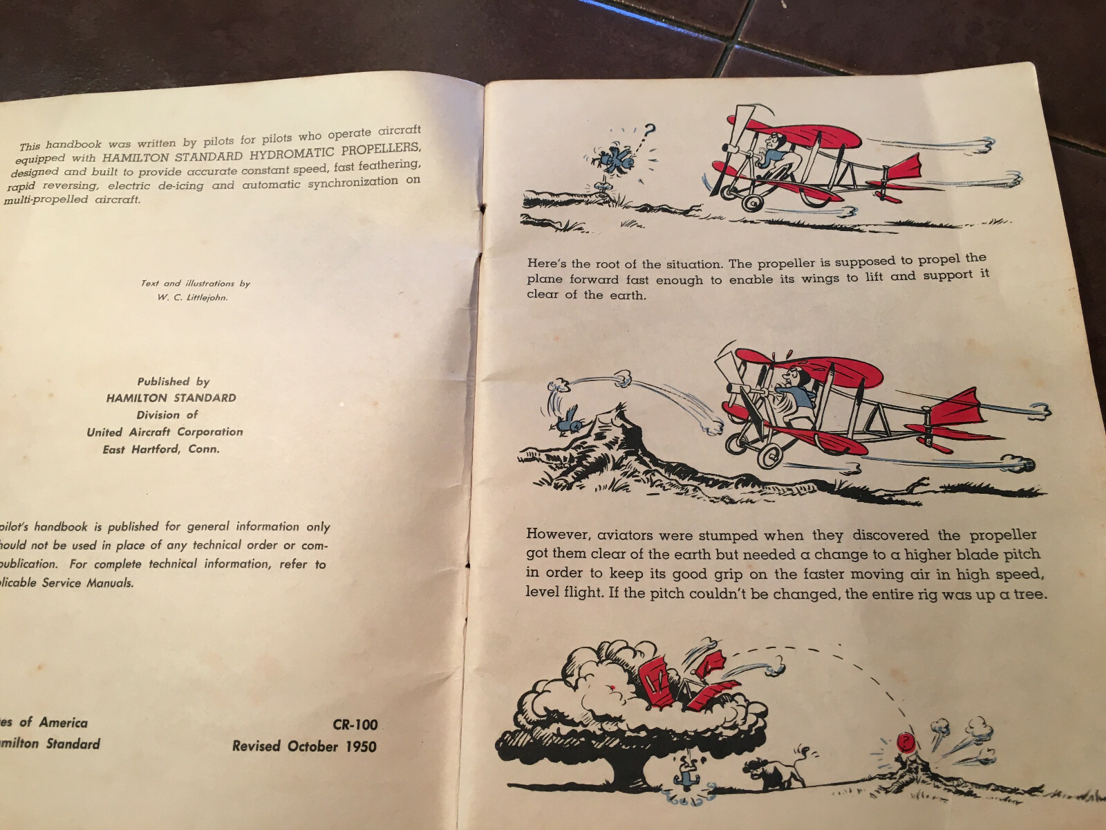Original 1948 Hamilton Standard "Prop to Pilot" Handbook