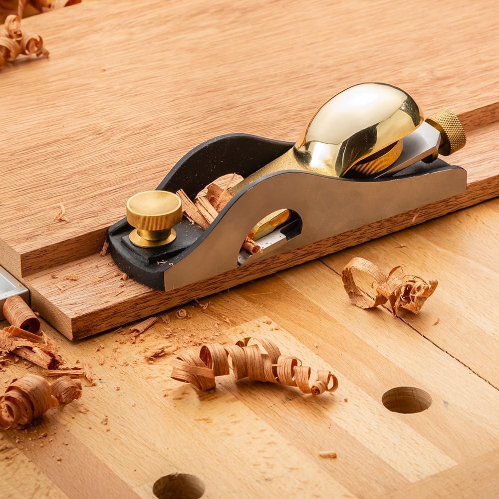 Low Angle Rabbeting Block Plane 44mm Full-Width Blade Woodworking Hand Planer US