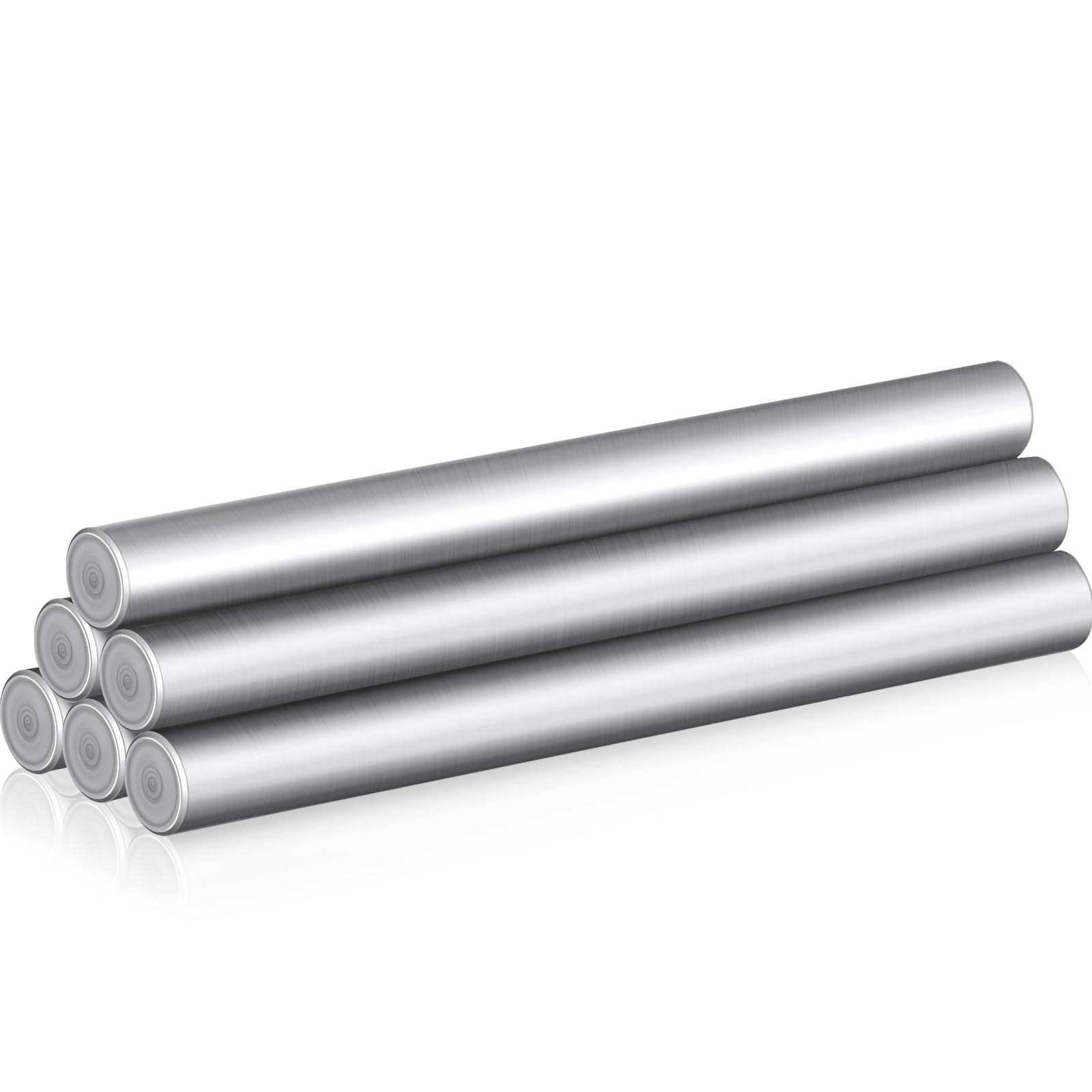 Sadnyy 6 Pcs 3/8 x 3 Inch 304 Stainless Steel Metal Dowel 3 Inch, Colorful