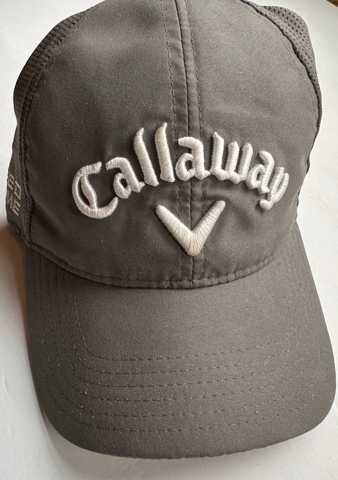 Callaway Hat Cap Big Bertha Odyssey Speed Regime Gray Embroidered Adjustable