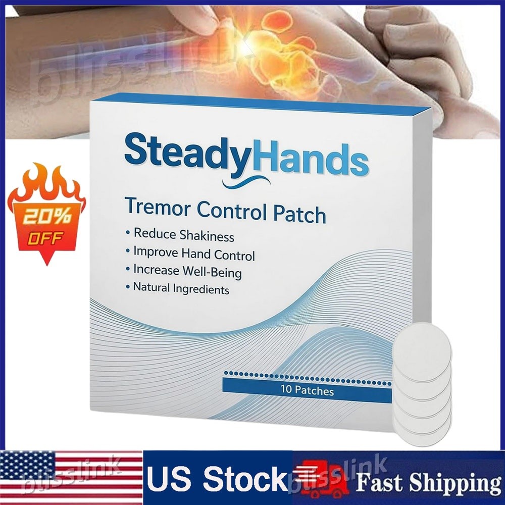 Steadyhands Tremor Control Patch, Steady Hands Control Patch - Hand Stabilizer