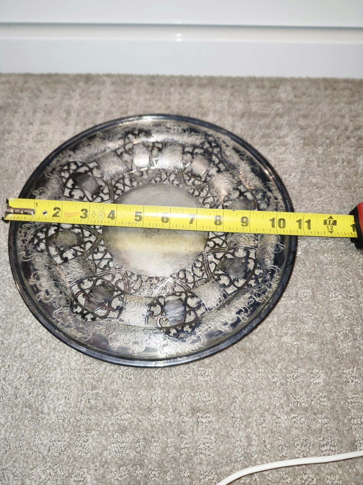 SHEFFIELD ROYAL ROCHESTER SILVER PLATE Ornamental Plate