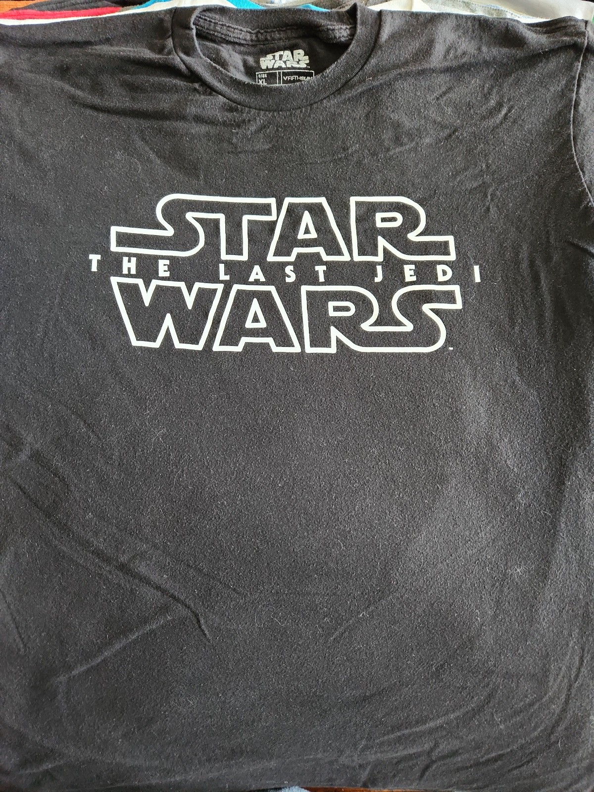 Star Wars Used T-Shirt - Size XL Extra Large - The Last Jedi Logo