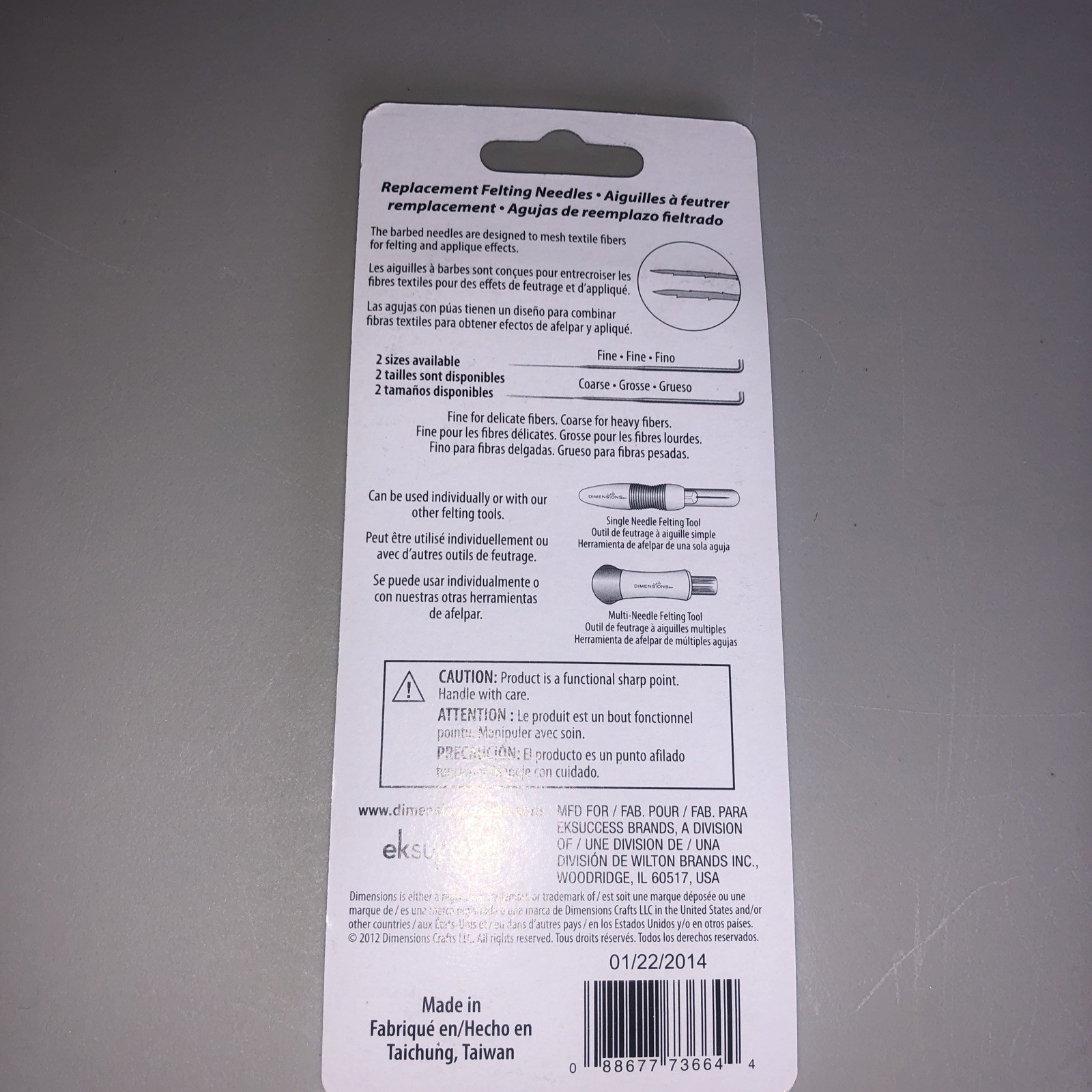 Feltworks Replacement Felting Needles 6/Pkg