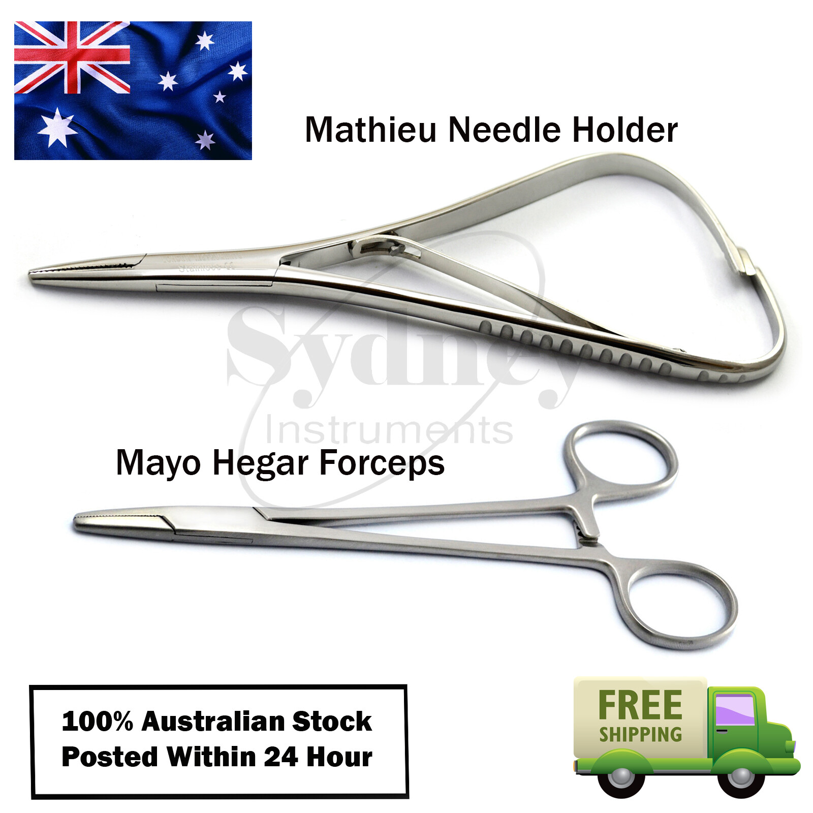 Bracket Braces Mathieu Needle Holder Locking Pliers Mayo Hegar Clamp Forceps Lab