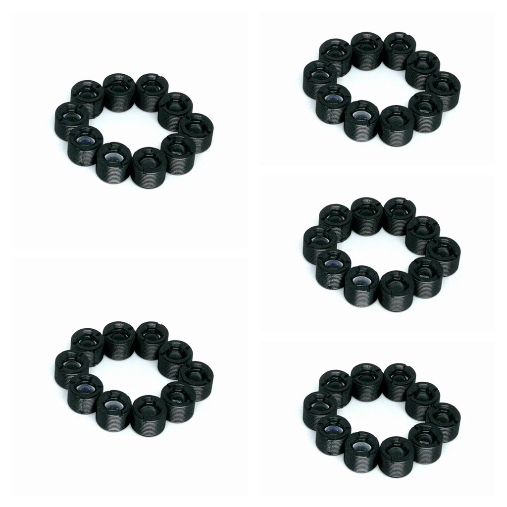 50pc Focus Collimating Lens 450nm 650nm 780nm 808nm 980nm Blue Red IR Dot M9*0.5