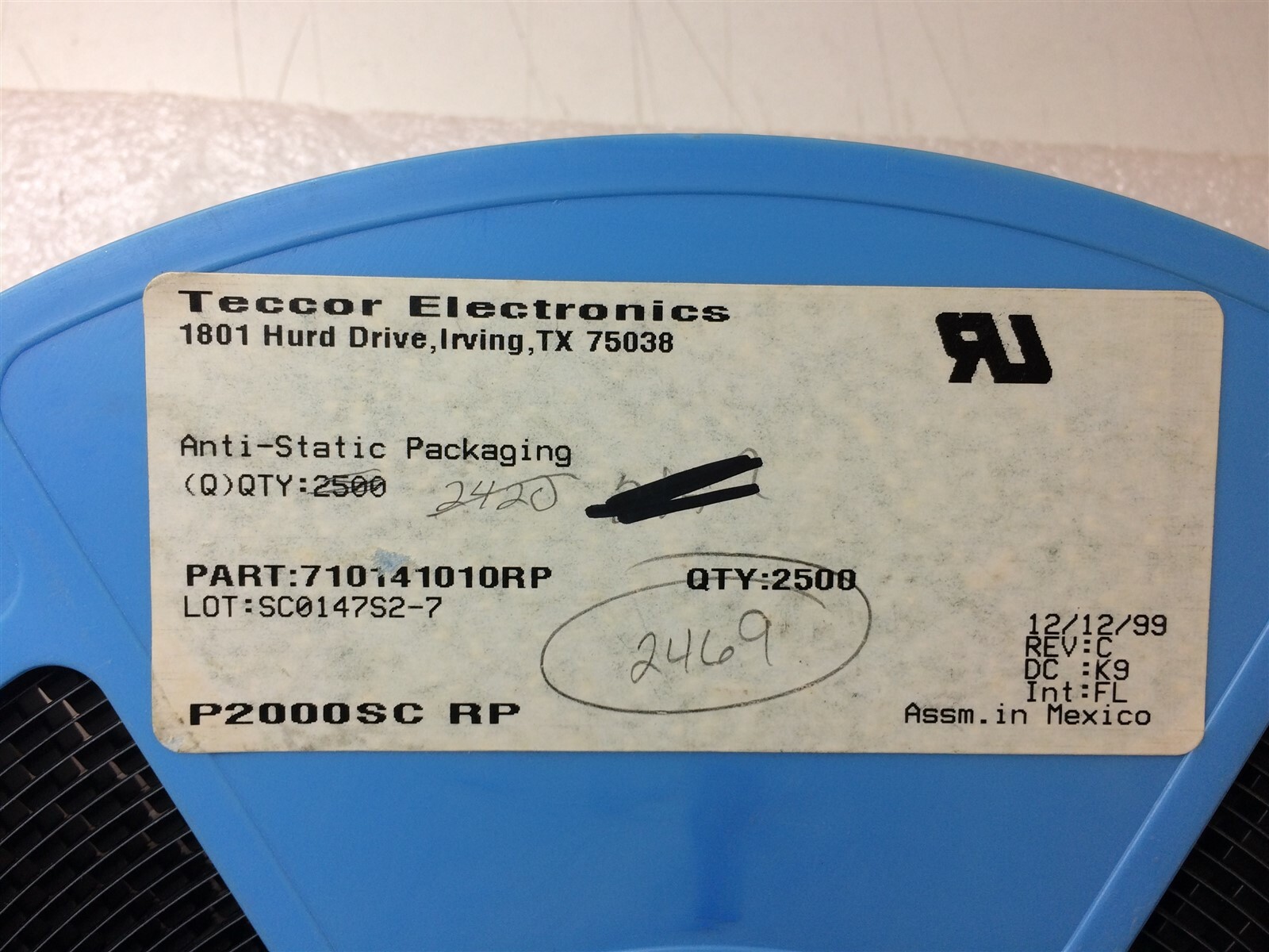 P2000SCRP TECCOR THYRISTOR 180V 400A DO214AA 20 PIECES