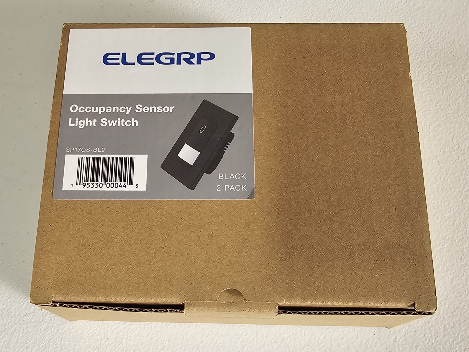 ELEGRP Occupancy Sensor Light Wall Switch Motion Activated