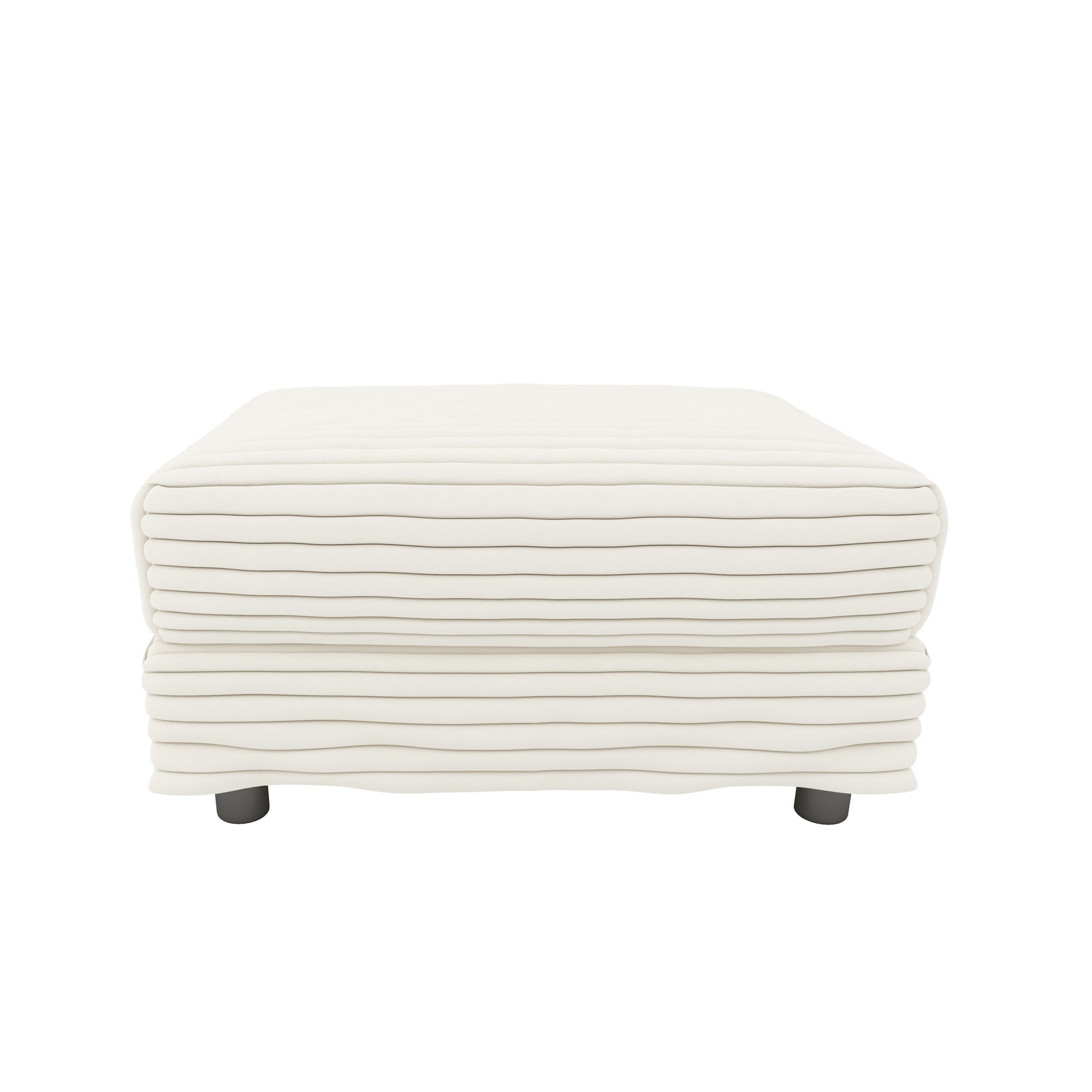 Plush Corduroy Ottoman to Combine with 2 Seater Sofa, 3 Seater Sofa and 4 Seate