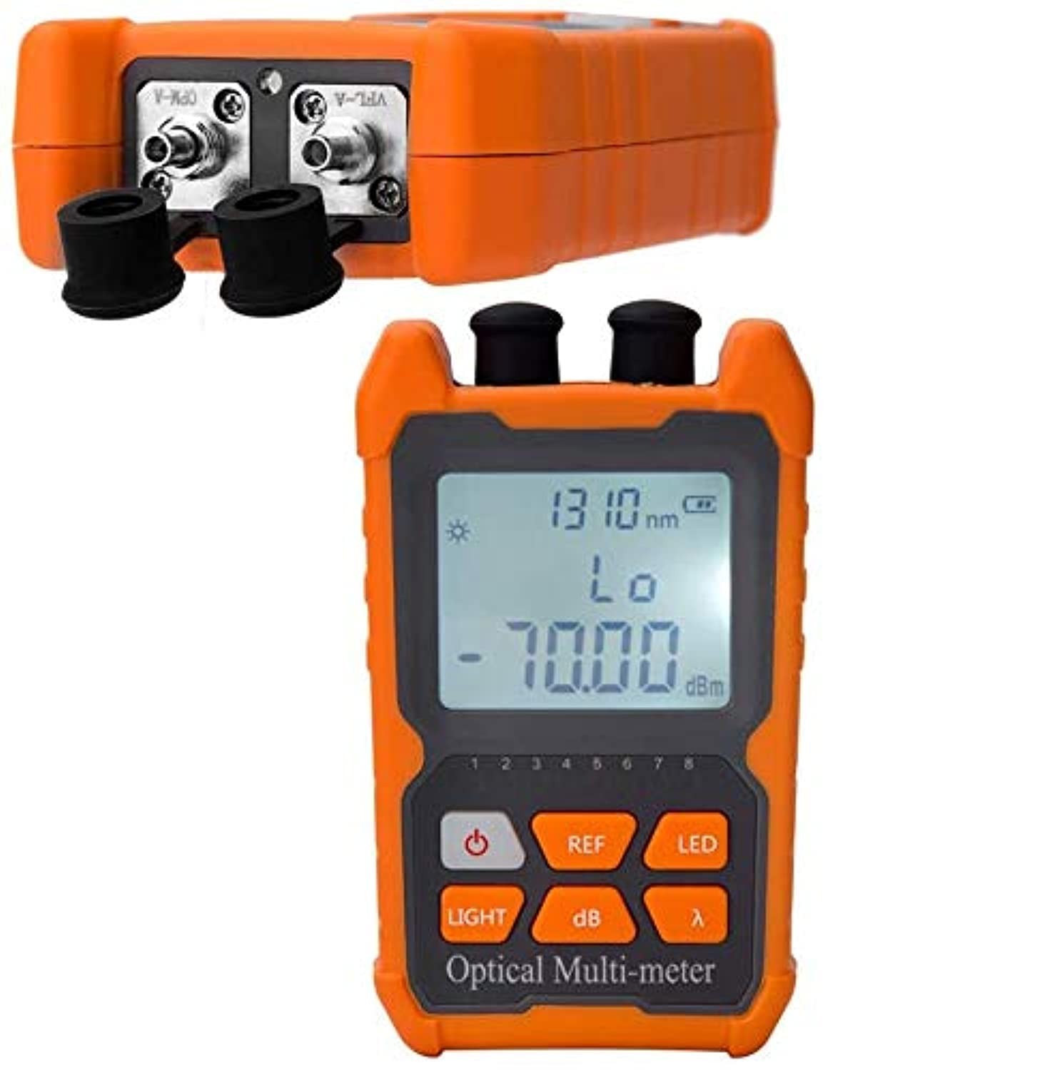 Professional Optical Fiber Cable Tester with Integrated Functions & RJ45 Support