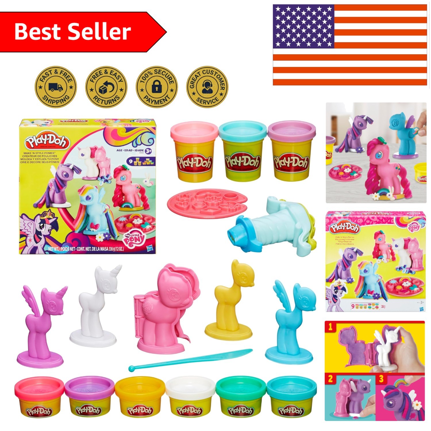Make 'N Style My Little Pony - 4 Molds for Endless Creative Pony Adventures!