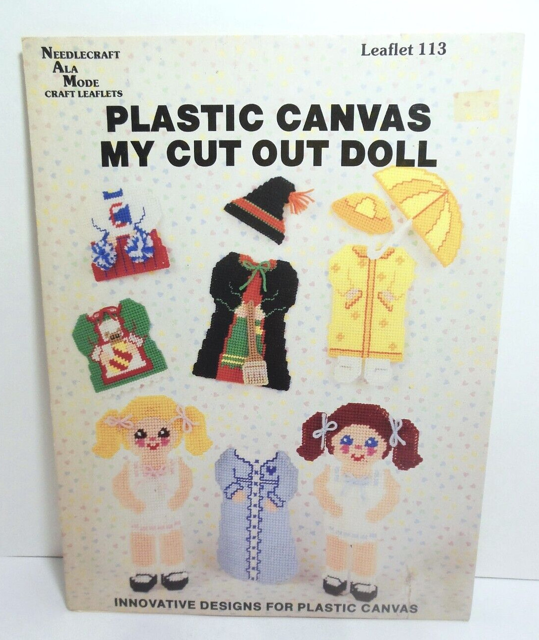 My Cut Out Doll PLASTIC CANVAS PATTERNS Halloween Witch Christmas Cheerleader