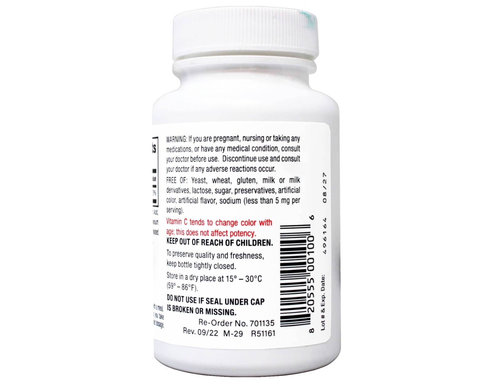 3 Pack - MAJOR Vitamin C 250 mg Ascorbic Acid Tablets, 100 Count