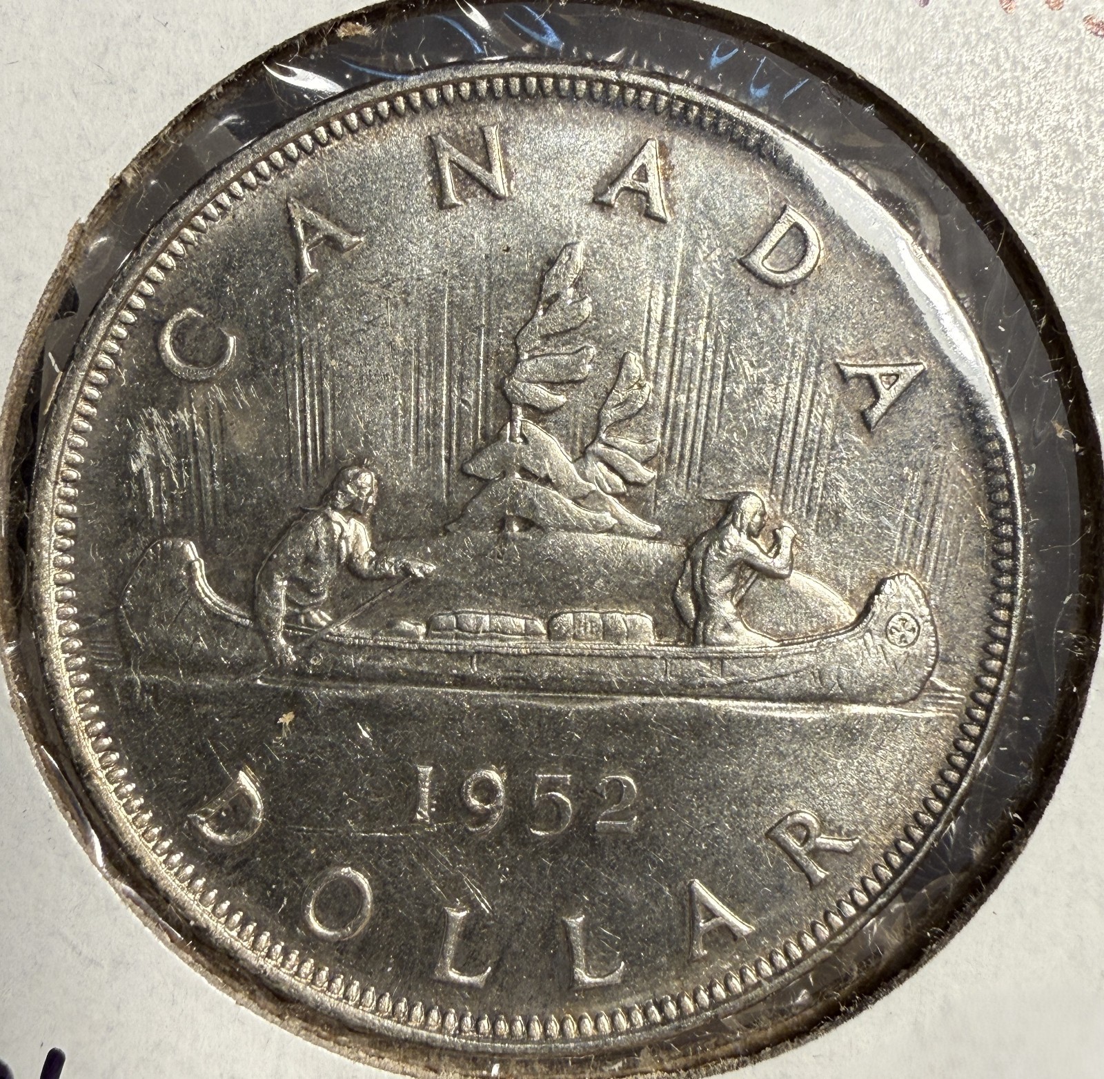 1952 Canadian Silver Dollar, MS+ NWL  (15198)