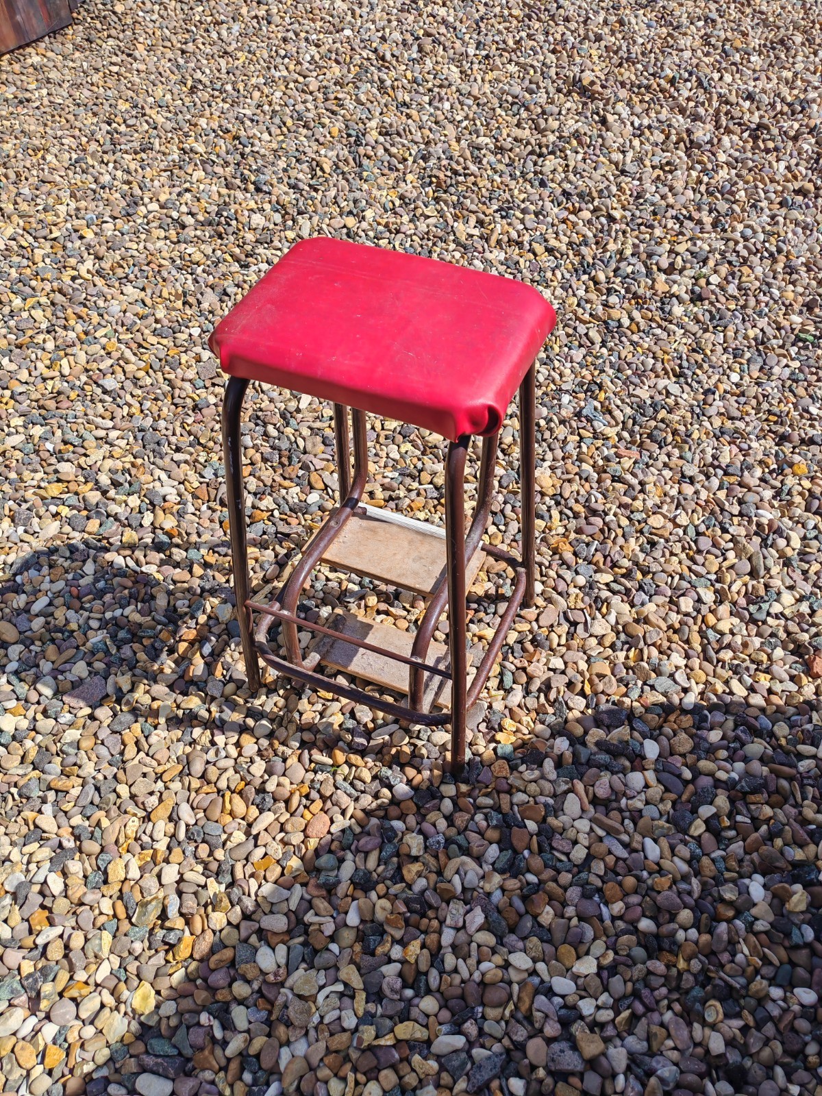 Vintage Folding Step Stool Rustic Pantry Larder Steps Classic 60/70s Qualcast