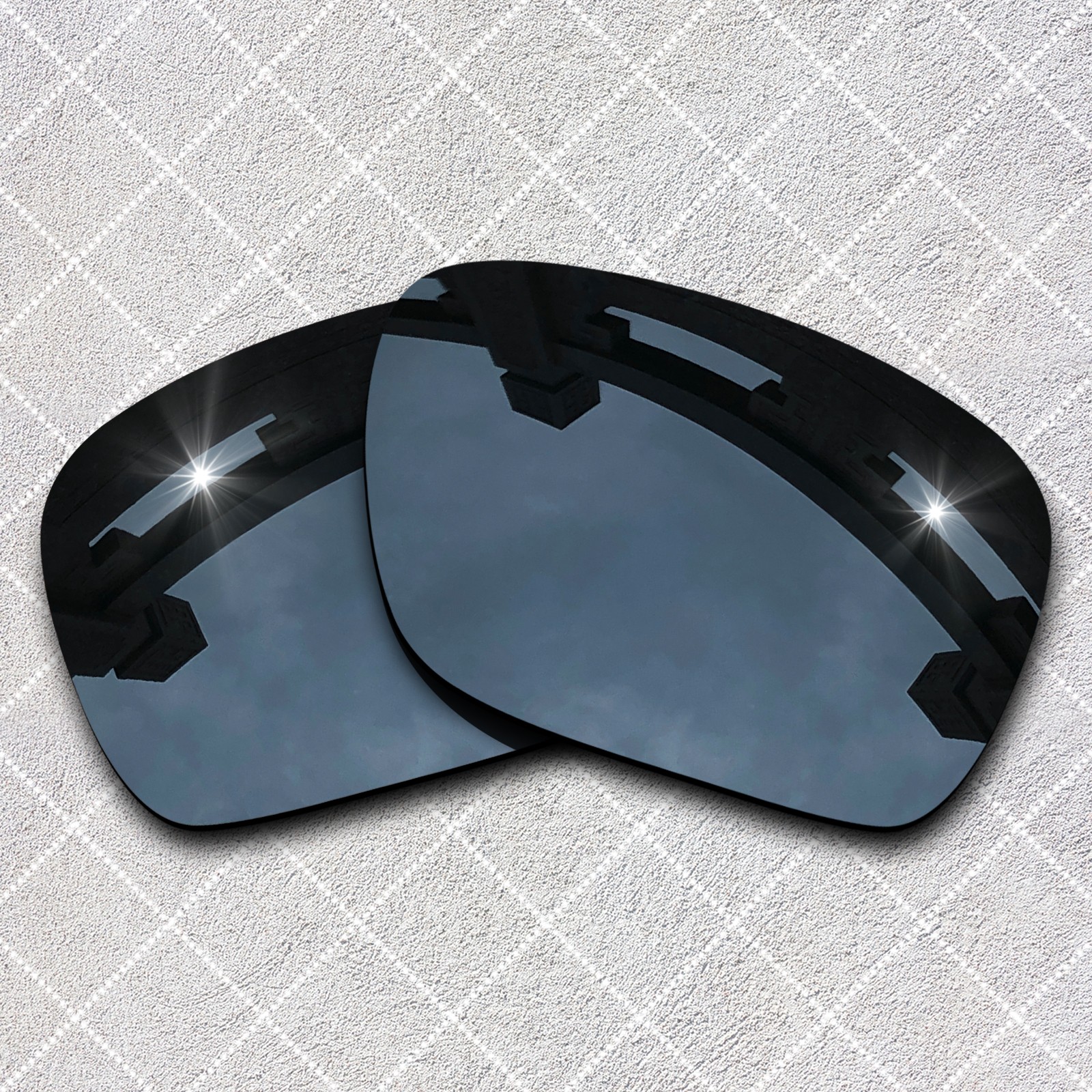 Black Iridium Polarized Replacement Lenses for Ray-Ban Meta Wayfarer RW4012-50mm