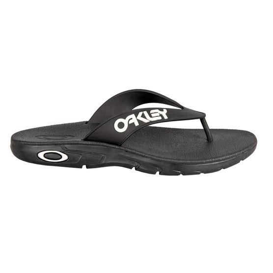 NWT Oakley Men's B1B Flip Flop Water Repellent Contoured Footbed Black SZ 11