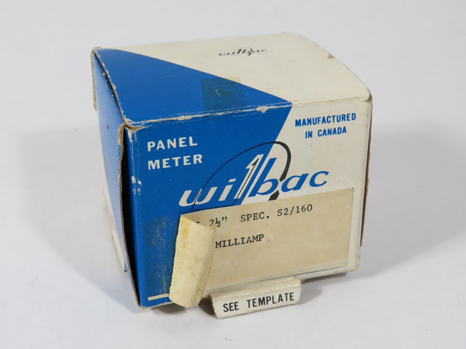 Wilbac DC Voltmeter 0-250VDC 2-1/2" Diameter P/N 12290 NOP