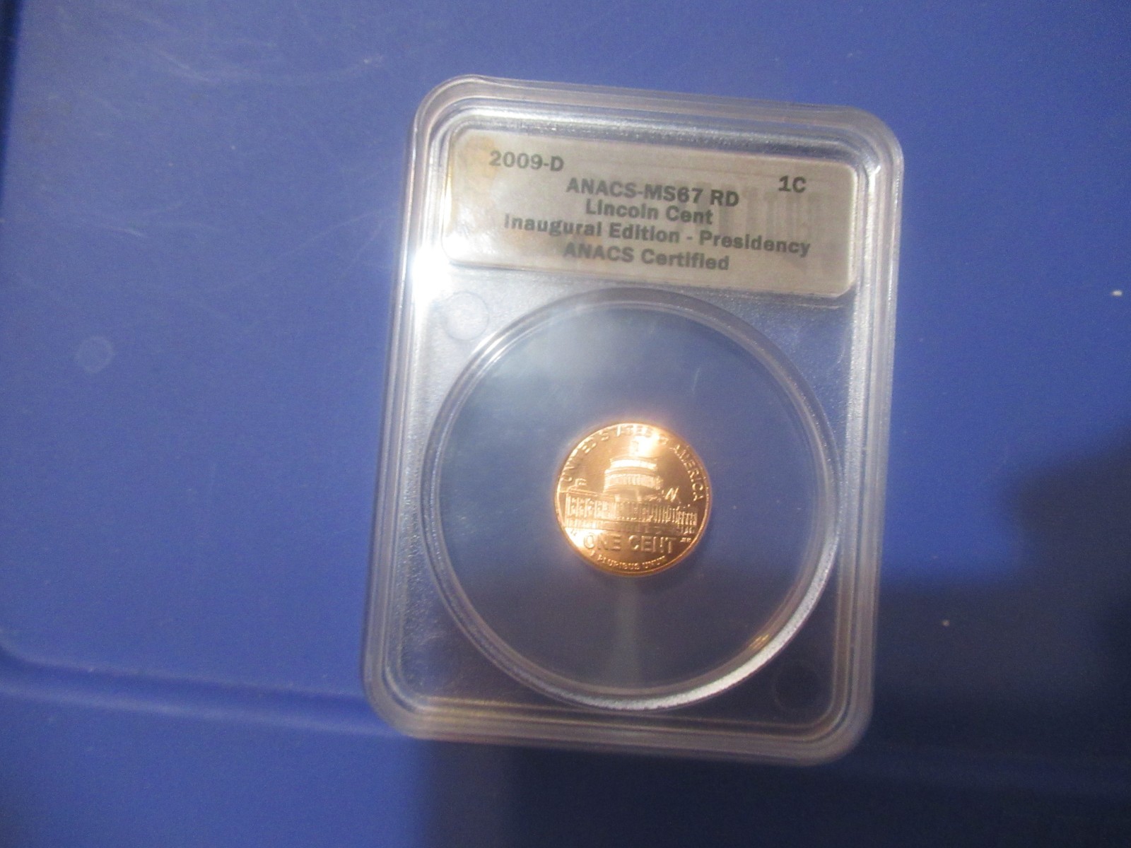 2009-P ANACS MS67 RD US Lincoln Cent 1¢