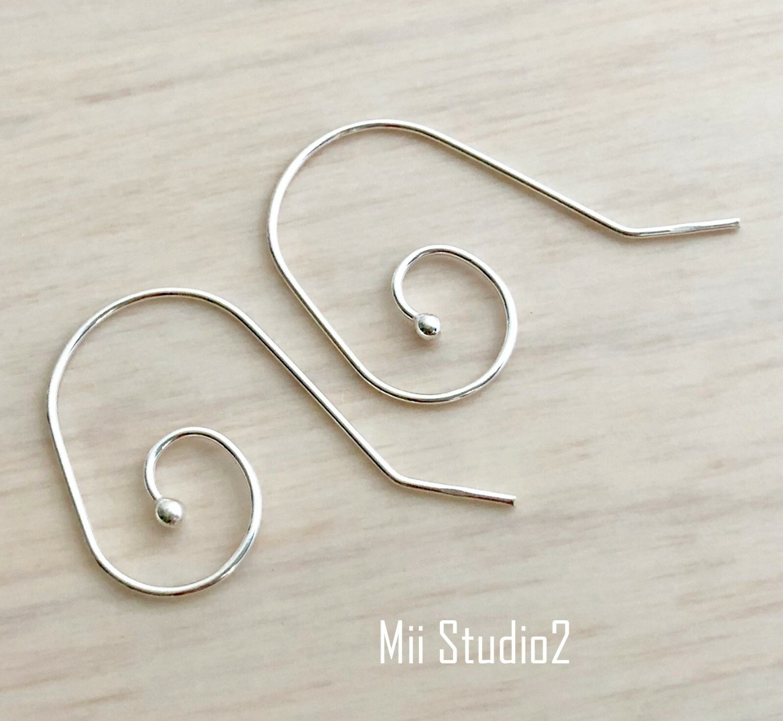 10pcs interchangeable 925 sterling silver ball end earrings hook earwire E04s