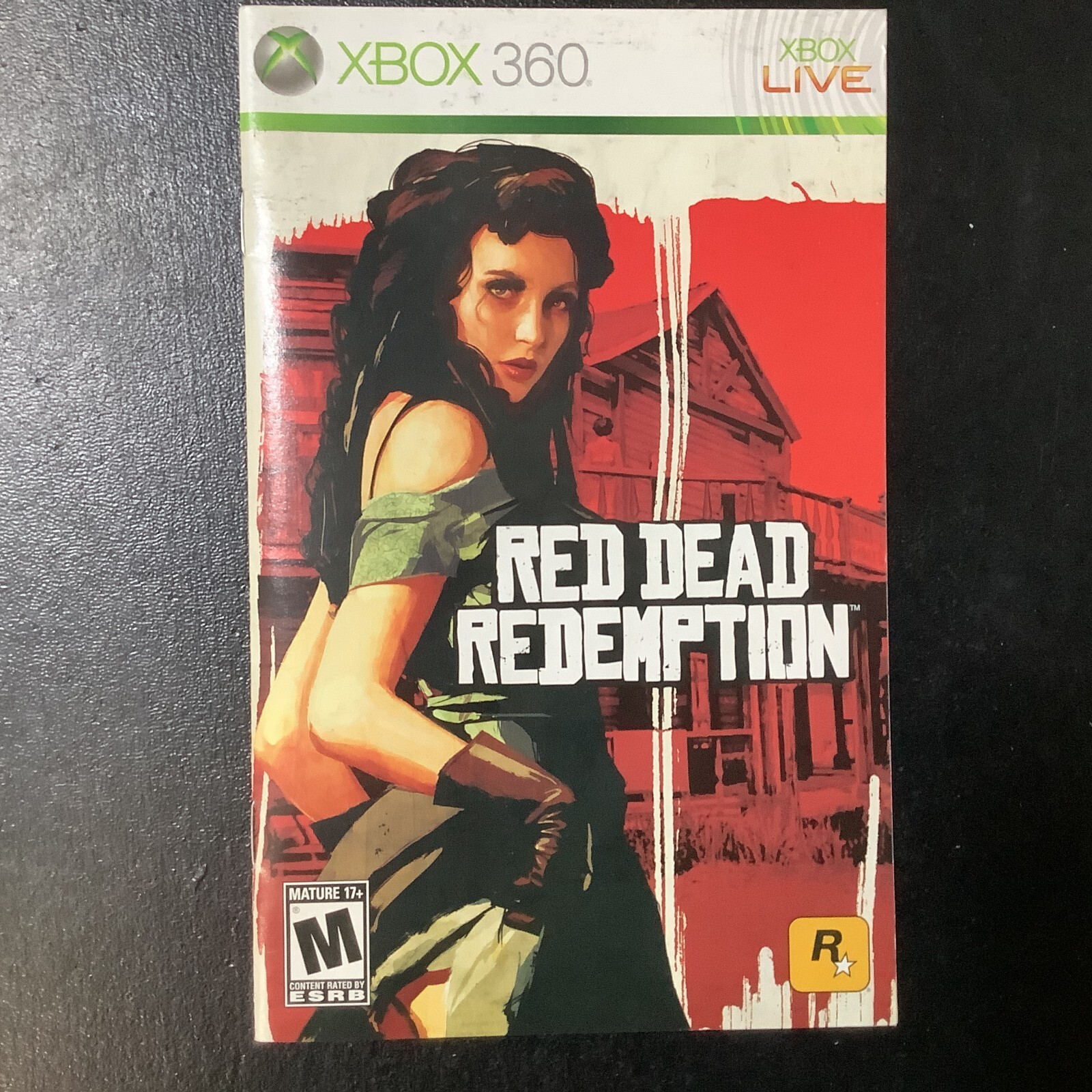Red Dead Redemption Microsoft Xbox 360 Instruction Manual Only