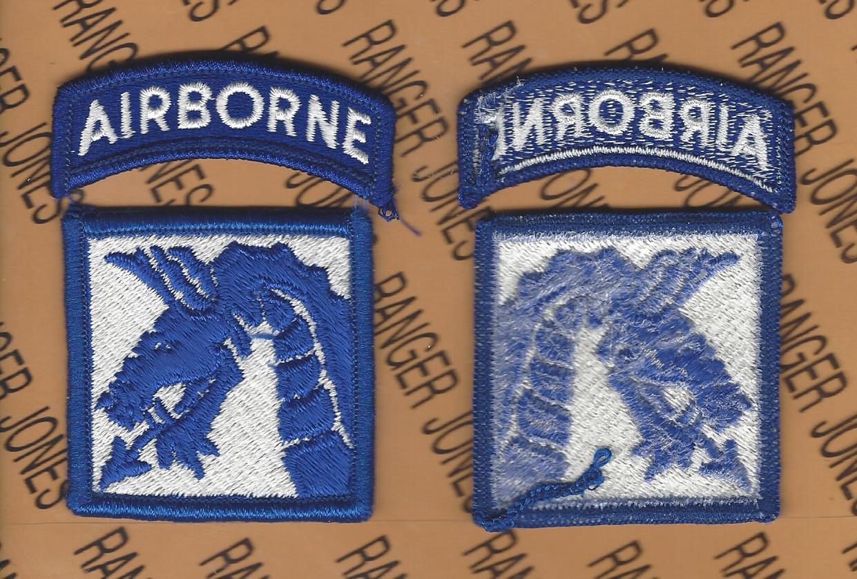 18th AIRBORNE CORPS dress uniform 3.25" patch w/tab m/e