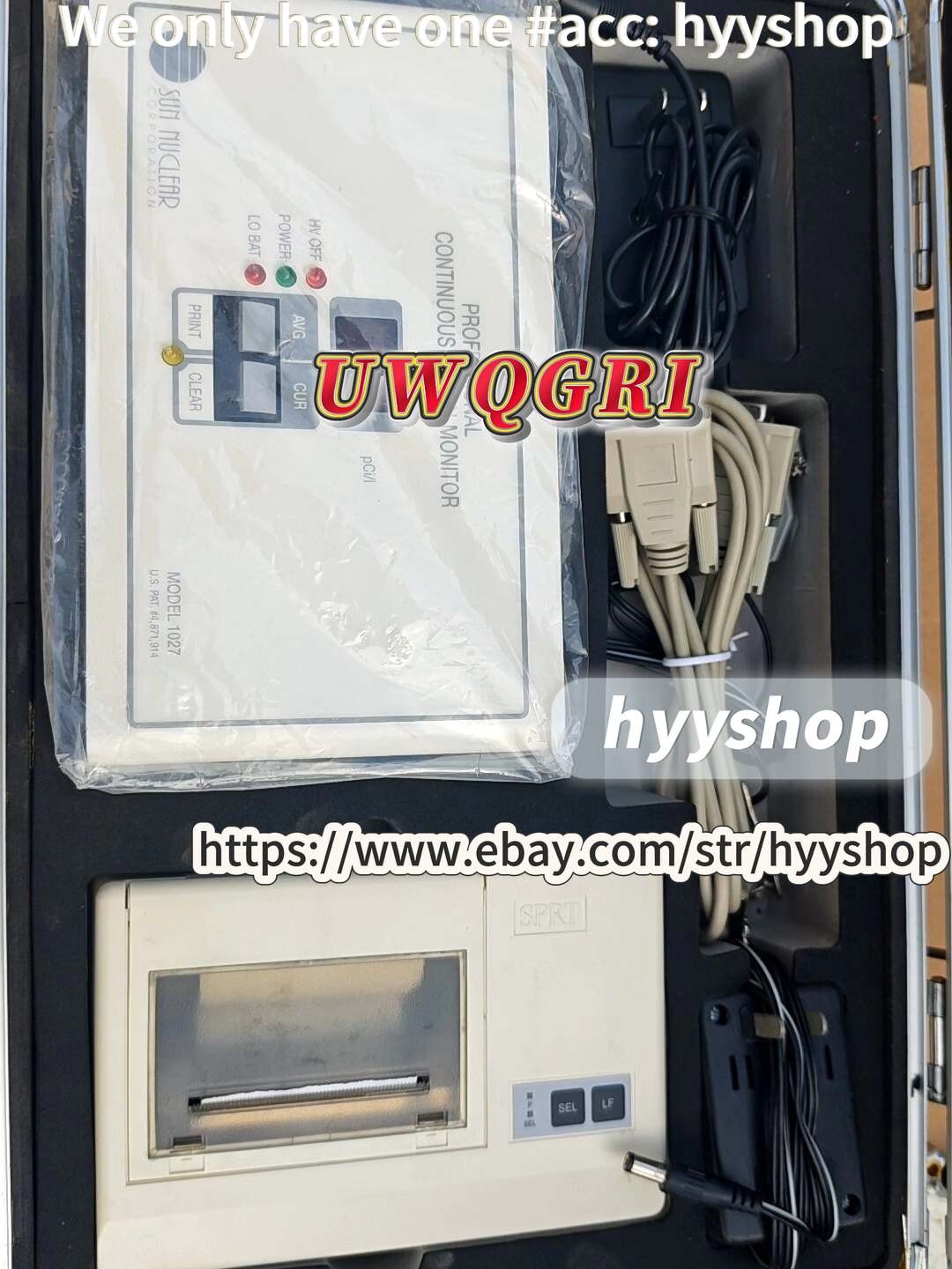Sun Nuclear MODEL 1027 Continuous Radon Meter Radon Gas Detector /hyy/