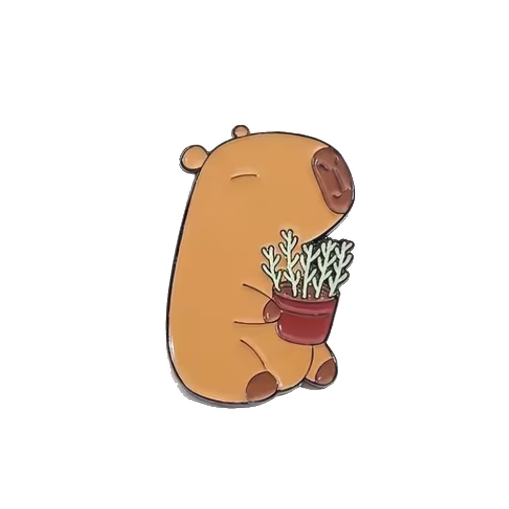 Capybara Pin Water Pig Pin Lapel Badge Lapel South America Andes