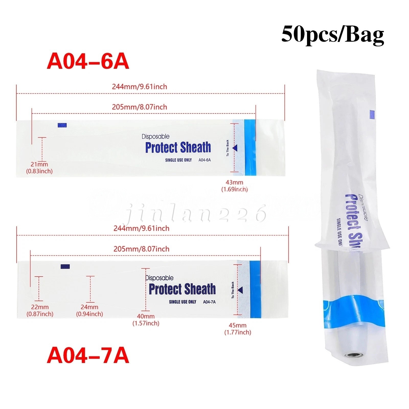 50-2000 PCS Dental Camera Sleeve/Sheath/Cover Disposable for intraoral Camera