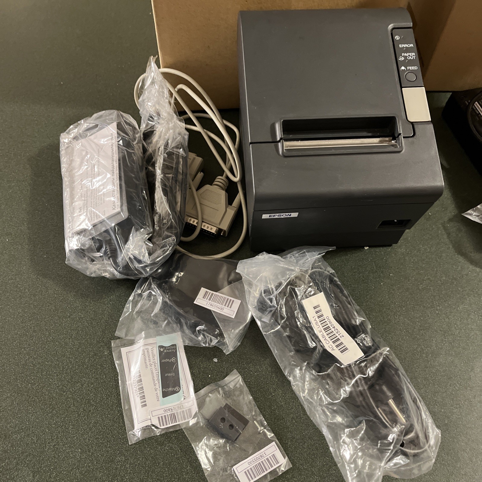 EPSON TM-T88IV PRINTER (MODEL M129H) with Power Supply - Pre Owned